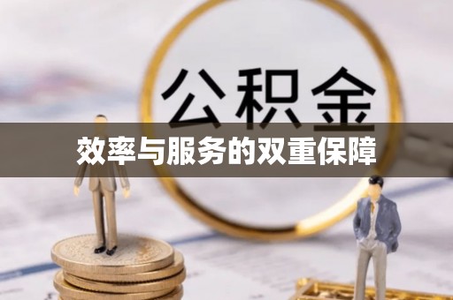 江都效率与服务的双重保障