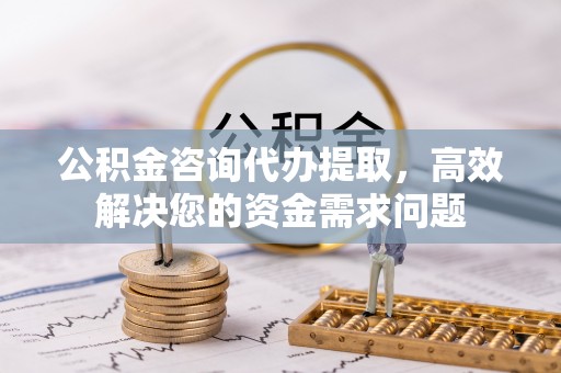 江都公积金咨询代办提取，高效解决您的资金需求问题